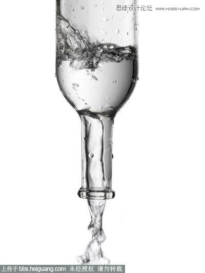 Photoshop合成玻璃瓶中的后期人像处理教程