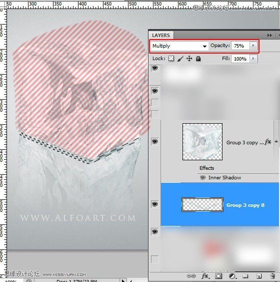 Photoshop使用3D功能制作逼真的冰冻樱桃效果