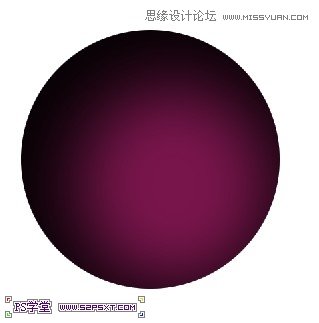 Photoshop制作紫色高光效果的音乐耳机图标