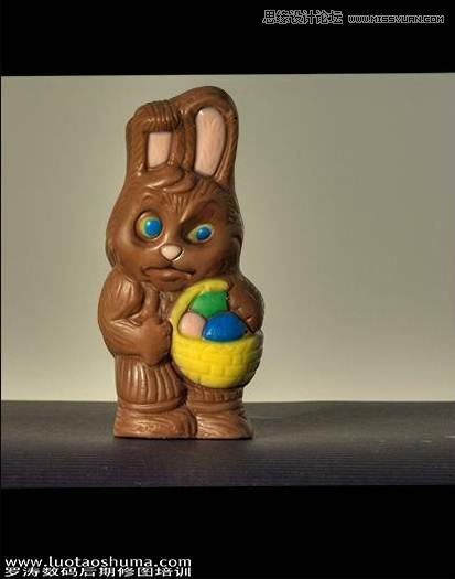 Photoshop合成巧克力色泥娃娃场景教程