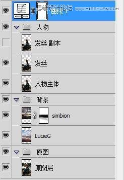Photoshop合成坐在海边看海的忧郁女孩