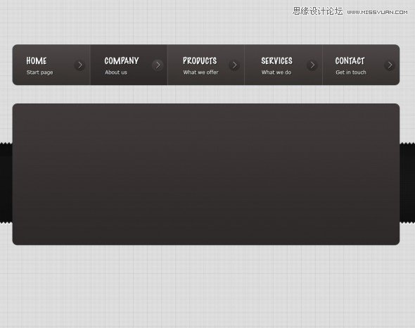 Photoshop设计国外心形网页设计模板教程