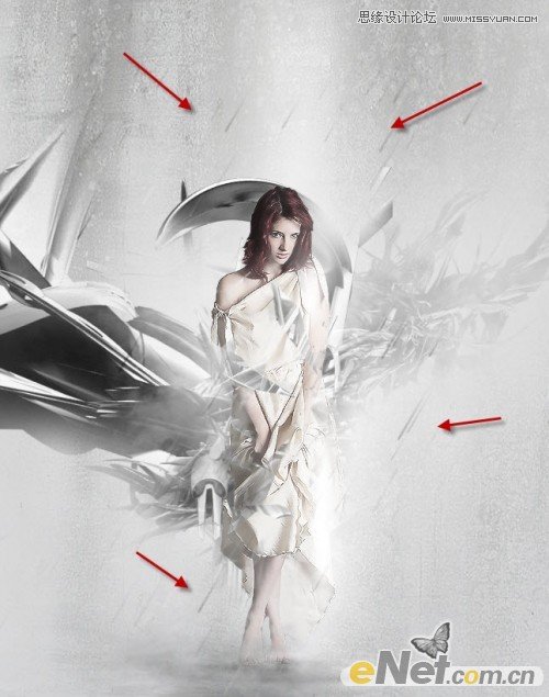 Photoshop设计高光抽象美女海报教程