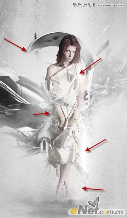 Photoshop设计高光抽象美女海报教程