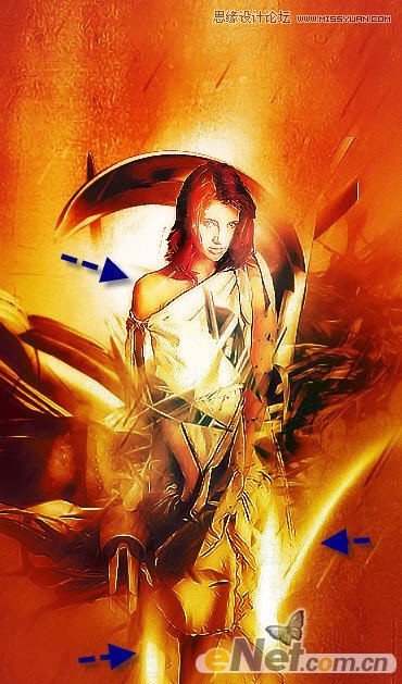 Photoshop设计高光抽象美女海报教程