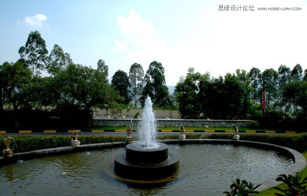 Photoshop制作喷泉喷水动画效果图