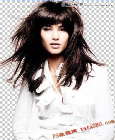 Photoshop解析美女头发的抠图方法选择技巧