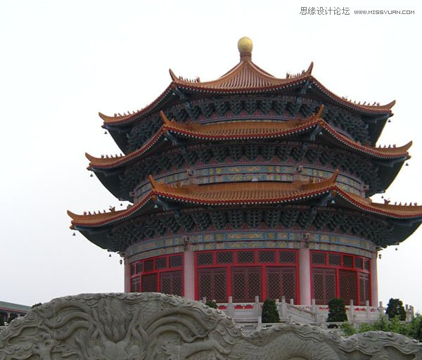 Photoshop合成蜀山奇幻悬浮仙境效果