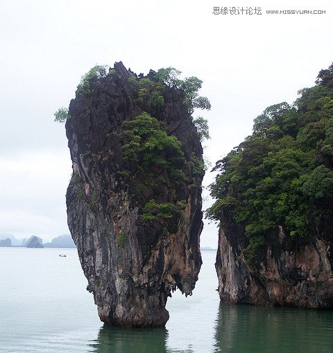 Photoshop合成蜀山奇幻悬浮仙境效果