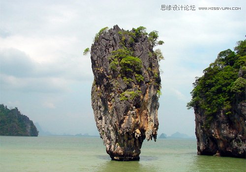Photoshop合成蜀山奇幻悬浮仙境效果