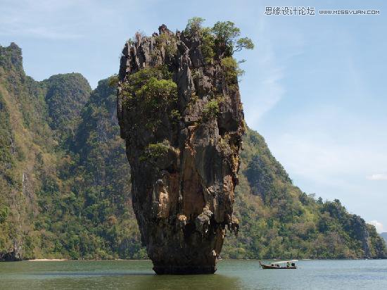 Photoshop合成蜀山奇幻悬浮仙境效果