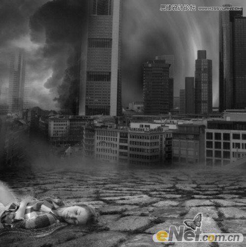 Photoshop合成电影中世界末日城市场景教程