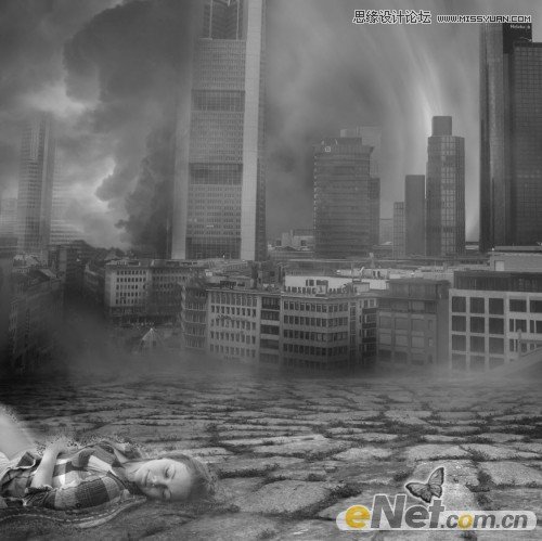 Photoshop合成电影中世界末日城市场景教程