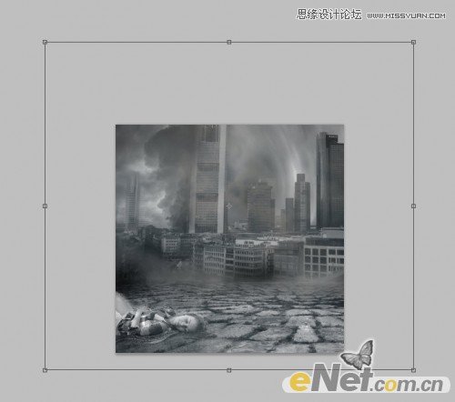 Photoshop合成电影中世界末日城市场景教程