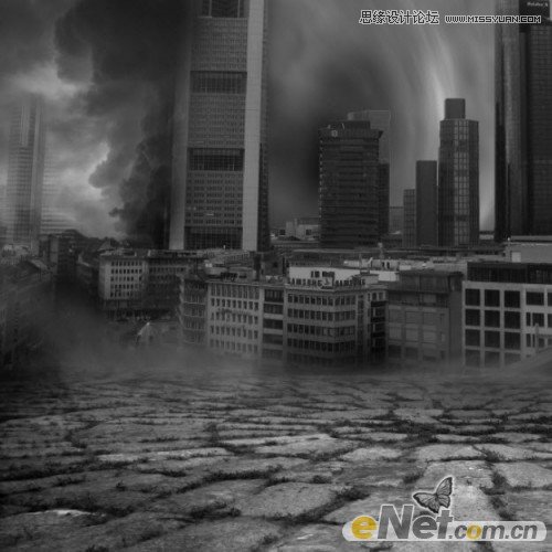 Photoshop合成电影中世界末日城市场景教程