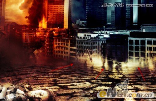 Photoshop合成电影中世界末日城市场景教程