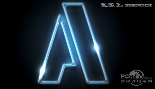 Photoshop制作滑动效果的霓虹字动画教程