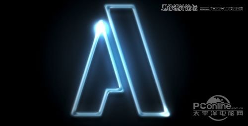 Photoshop制作滑动效果的霓虹字动画教程