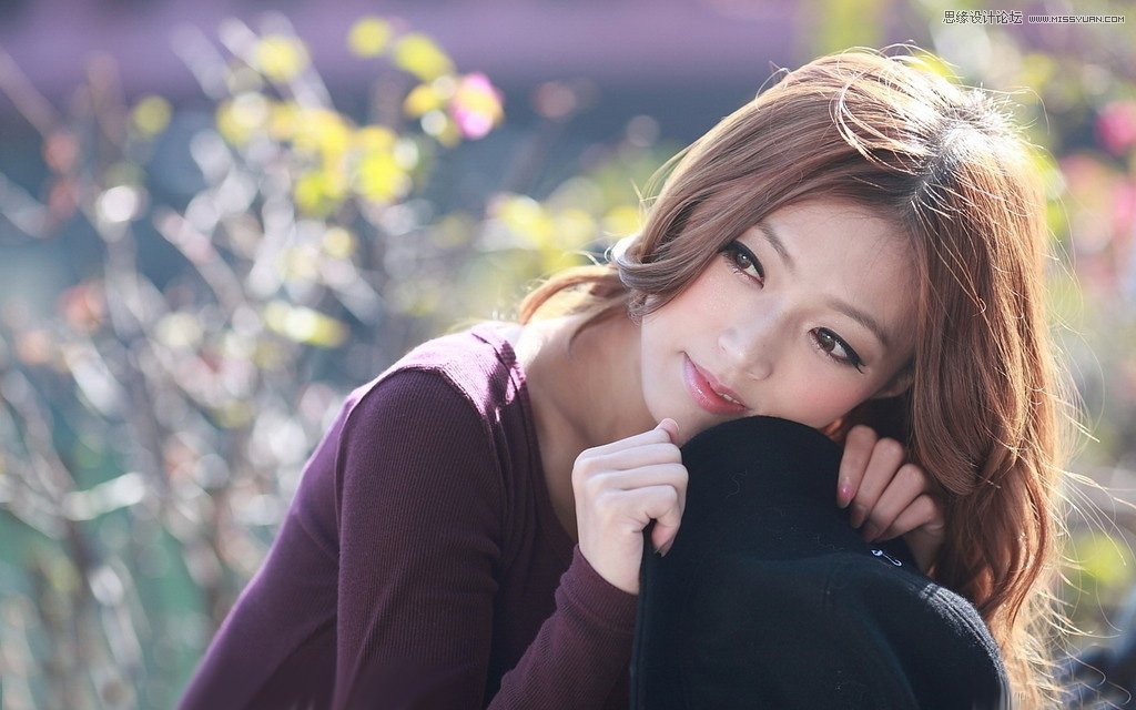 Photoshop调出清纯美女照片唯美色调