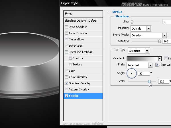 Photoshop绘制逼真质感的UFO图标教程