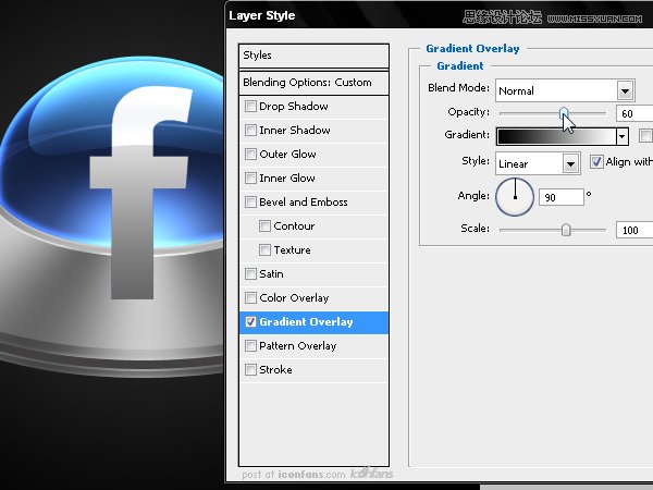 Photoshop绘制逼真质感的UFO图标教程