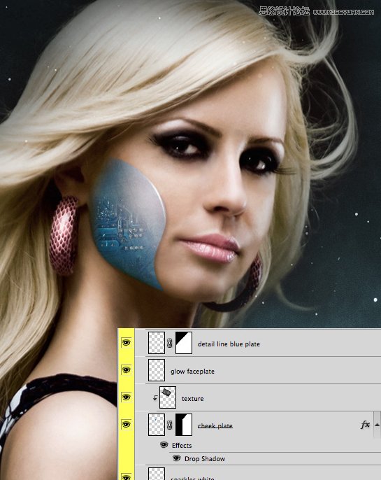Photoshop设计一幅科幻绚丽的电影海报教程