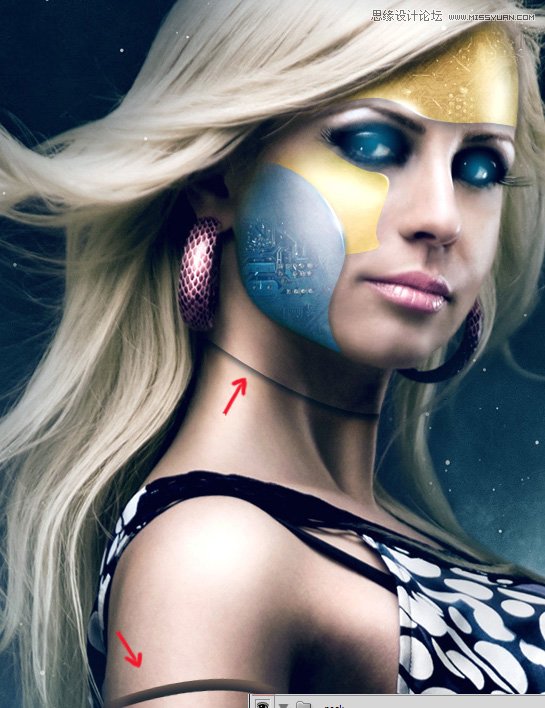 Photoshop设计一幅科幻绚丽的电影海报教程