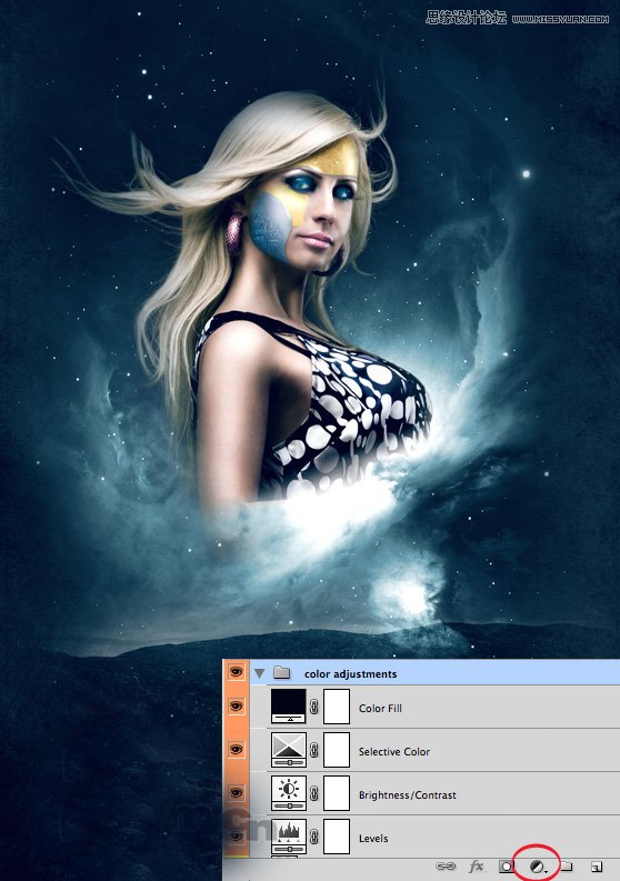 Photoshop设计一幅科幻绚丽的电影海报教程