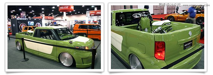 Photoshop绘制Little Truck质感小皮卡车图标教程