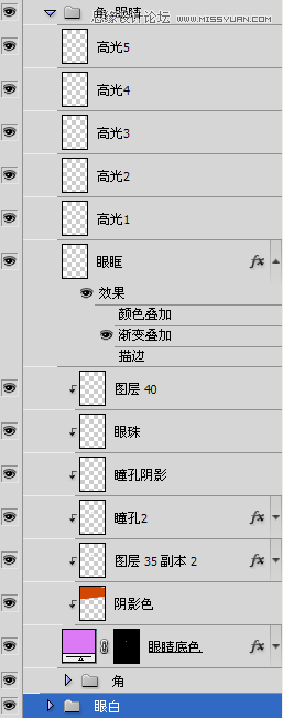 Photoshop绘画教程:可爱的天使恶魔线稿上色教程