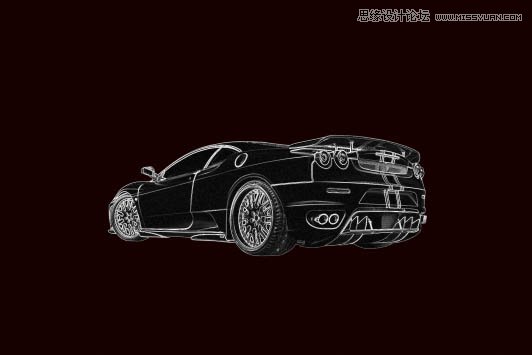 Photoshop设计火焰效果的超酷汽车