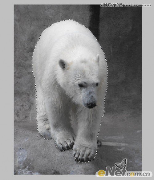 Photoshop制作暴风雪中的立体字特效