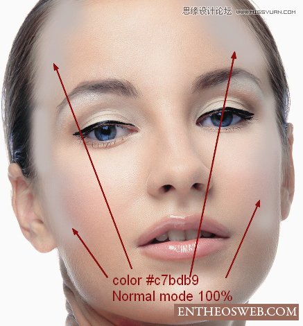 Photoshop调出人像高品质精致的肤色效果