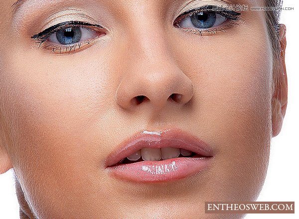 Photoshop调出人像高品质精致的肤色效果