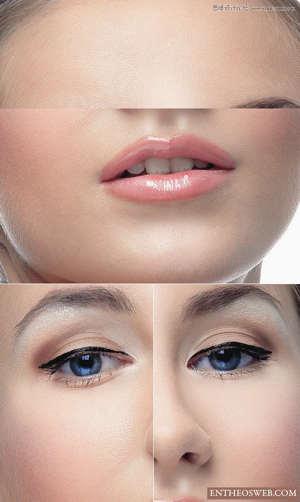 Photoshop调出人像高品质精致的肤色效果