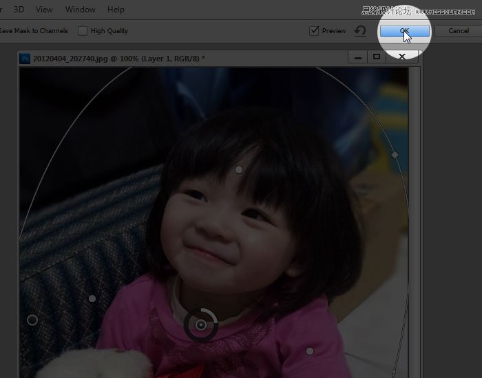 Photoshop CS6:Iris Blur模拟出镜头浅景深效果