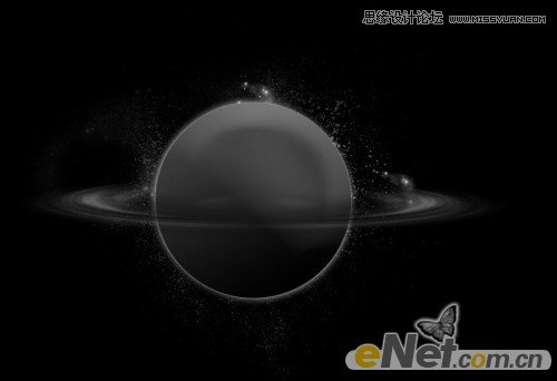 Photoshop制作魔幻炫丽的宇宙行星教程