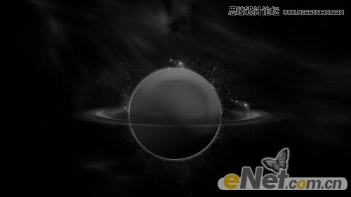 Photoshop制作魔幻炫丽的宇宙行星教程