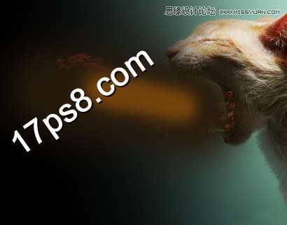 Photoshop合成生化异形喷火猫教程