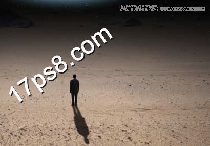 Photoshop合成超自然孤独场景教程