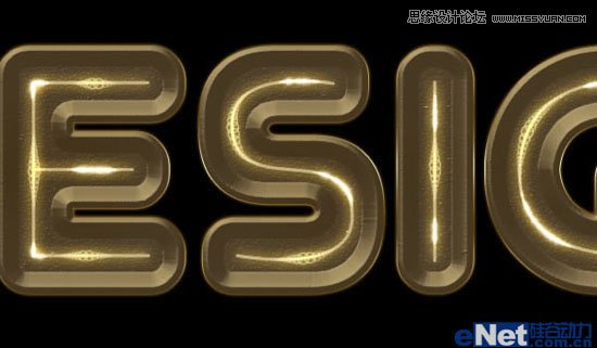 Photoshop制作漂亮的发光灯泡字教程