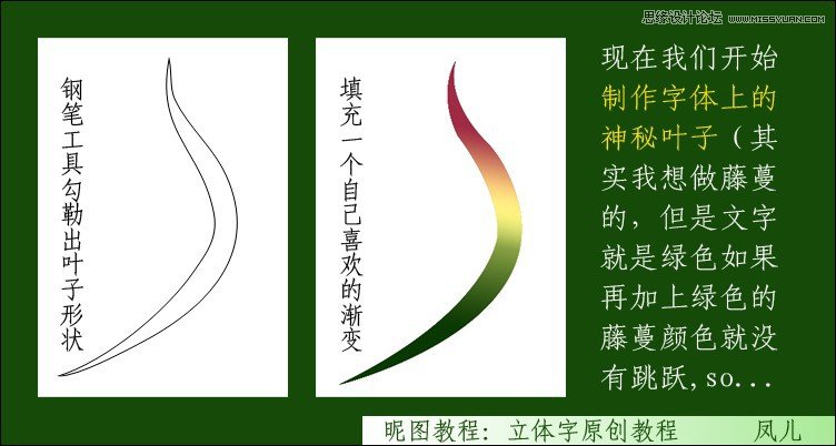 Photoshop制作春天气息立体艺术字教程