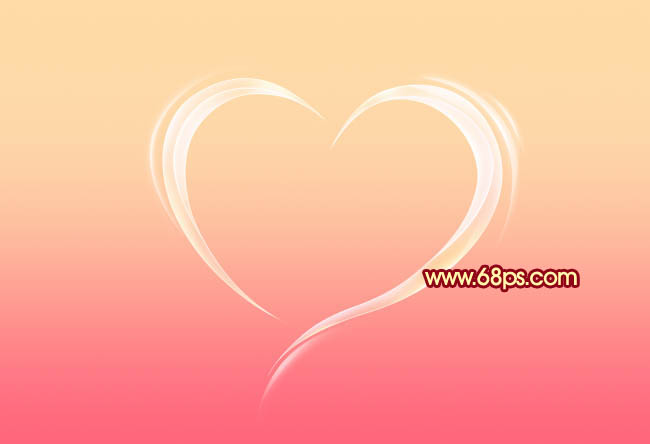 Photoshop制作晶莹剔透的高光心形教程