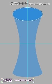 Photoshop简单绘制玻璃花瓶教程