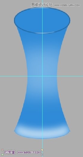 Photoshop简单绘制玻璃花瓶教程