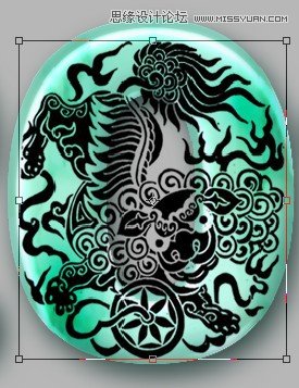 Photoshop制作玉材质效果的立体字教程