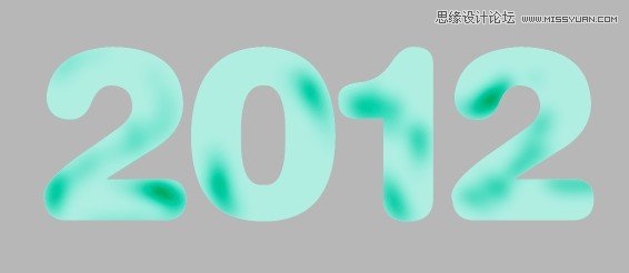 Photoshop制作玉材质效果的立体字教程