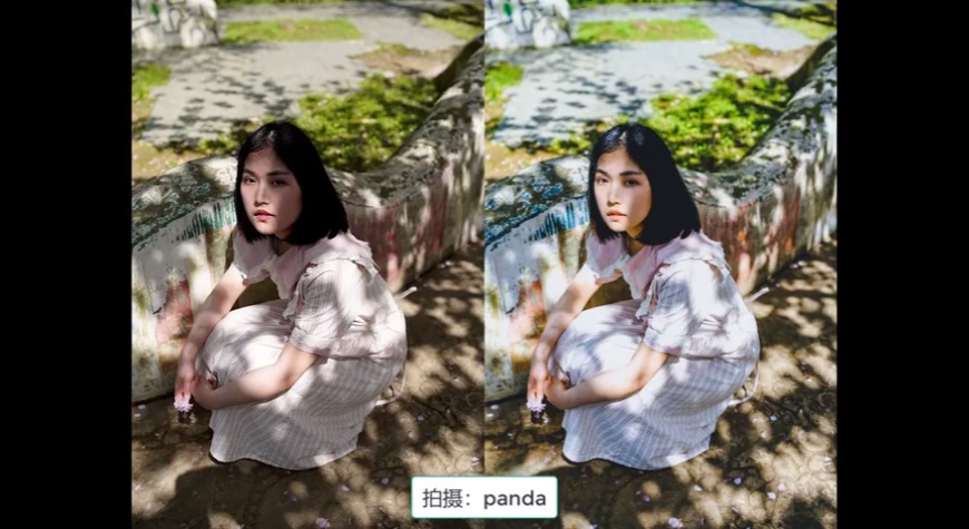 Photoshop调出外景人像INS日系效果