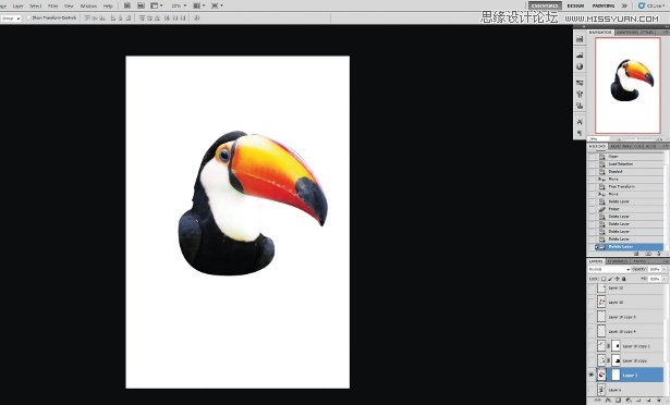 Photoshop使用液化滤镜制作艺术插画效果