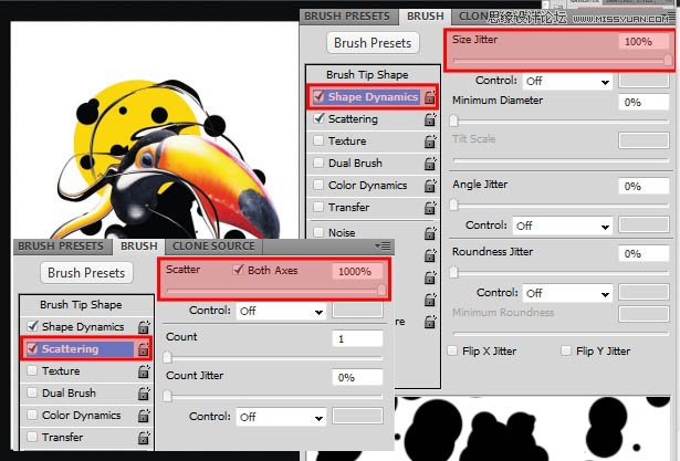 Photoshop使用液化滤镜制作艺术插画效果